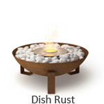 EcoSmart Fire Dish Rust